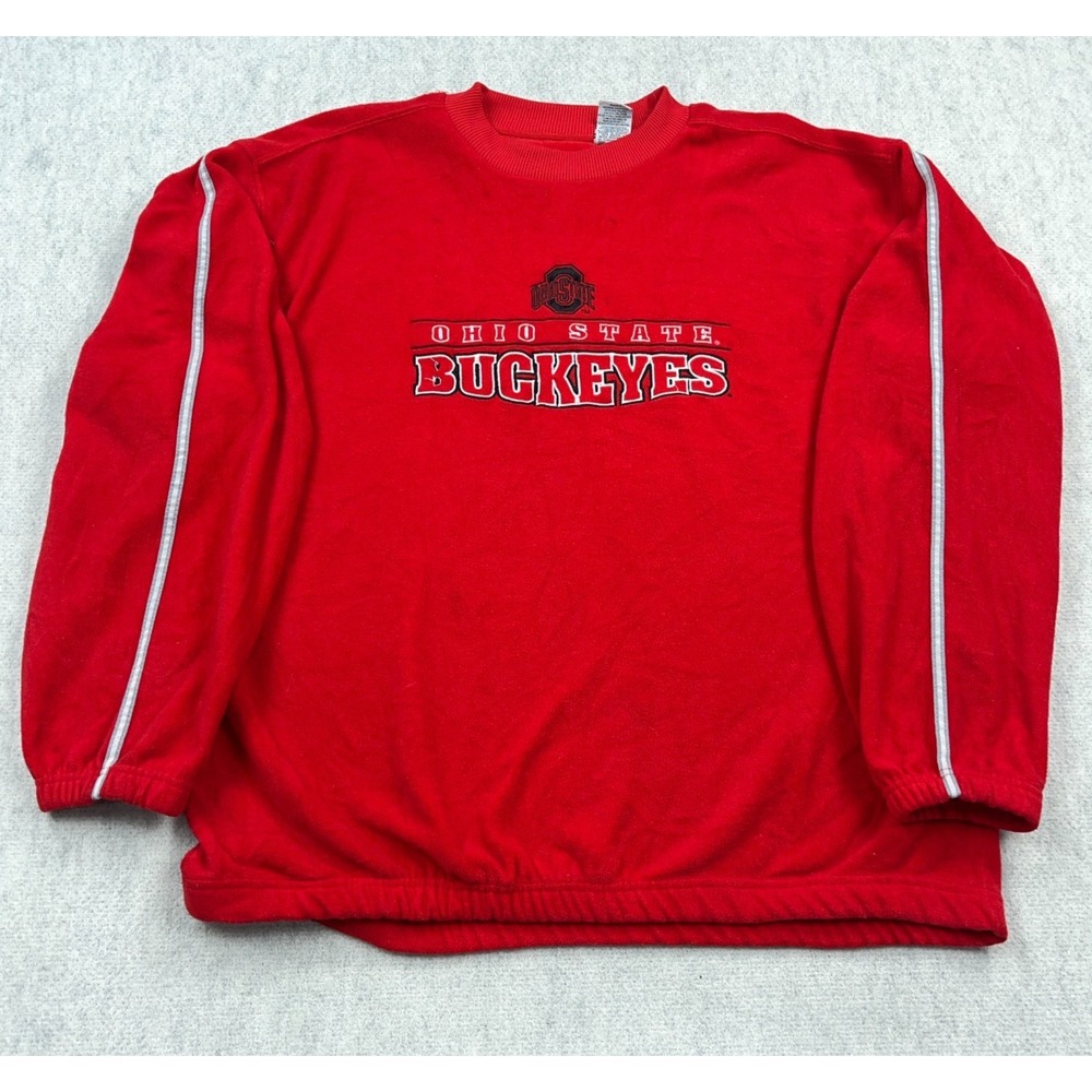 Vintage Ohio State Buckeyes Sweatshirt Men XXL 2XL Crewneck Sweater Fleece Y2K